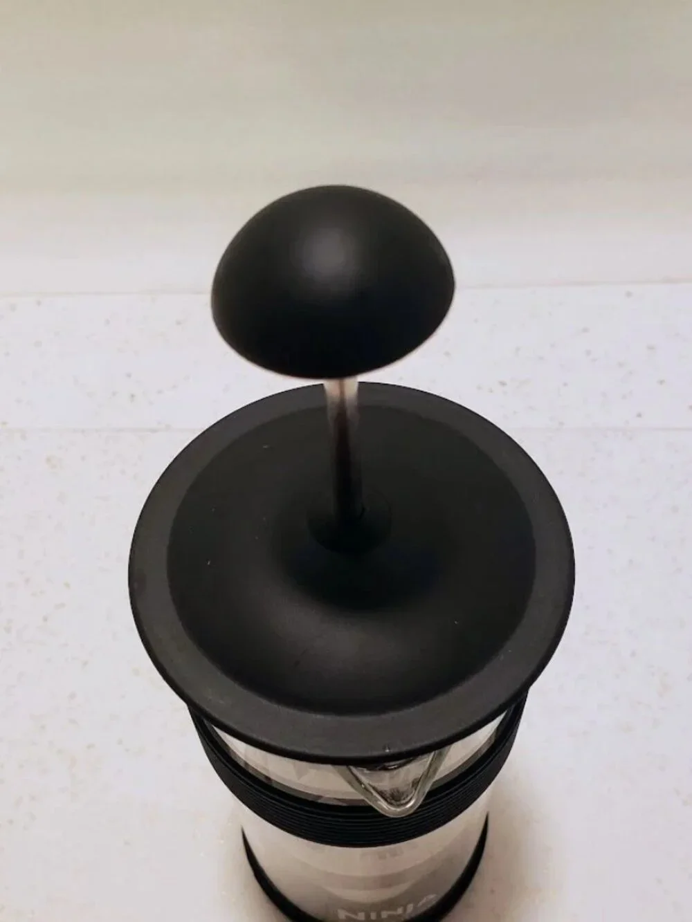 Ninja Easy Frother Mini Manual Milk Press Homemade Frother Foam Coffee 5 oz